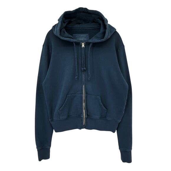 NILI LOTAN  Callie Zip Up Hoodie in Blue S - Picture 1 of 10